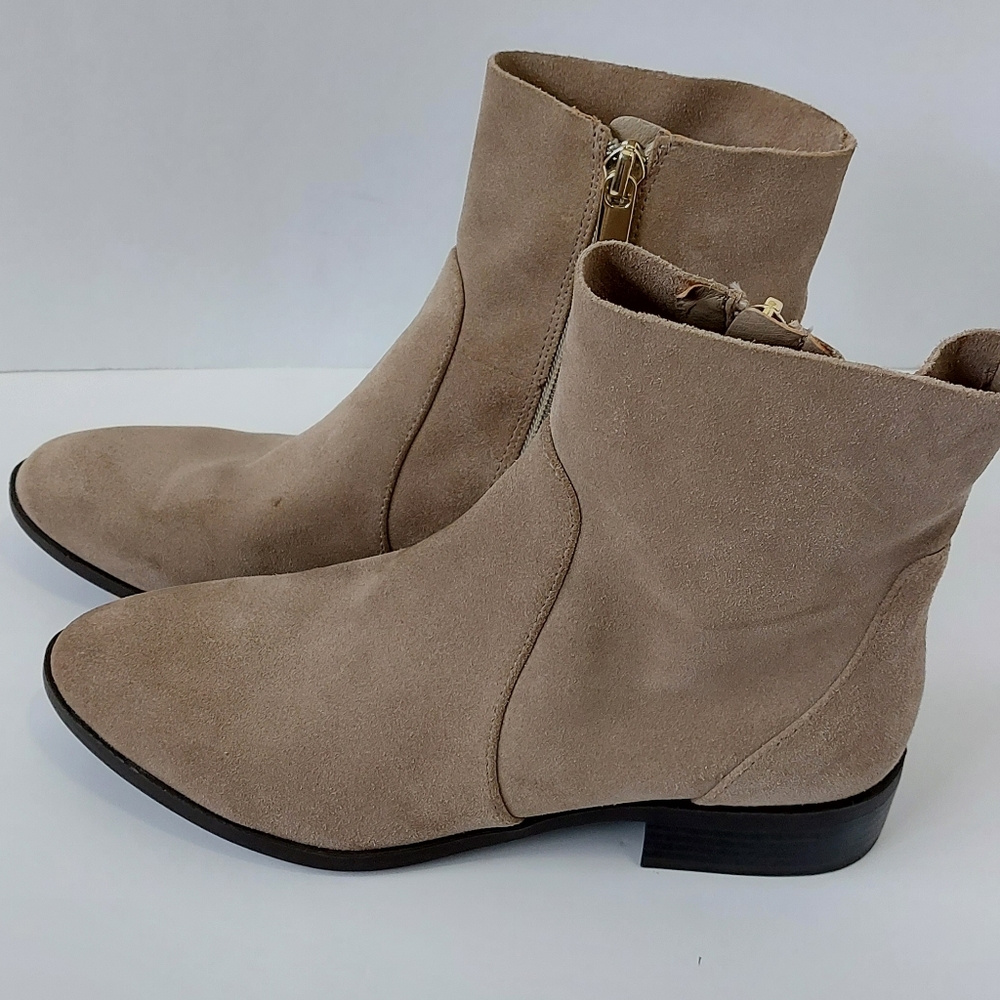 TopShop Taupe-Beige Ankle Boots